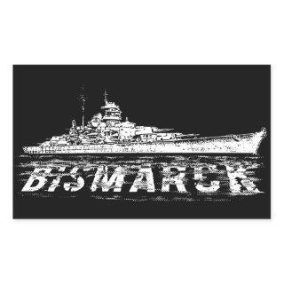 Bismarck Rectangle Stickers