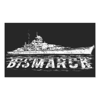 Bismarck Rectangle Stickers