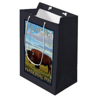 Bison Scene - Glacier National Park, MT Medium Gift Bag