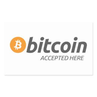 Bitcoin Accepted Here Sticker