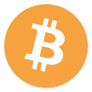 Bitcoin Btc Classic Round Sticker