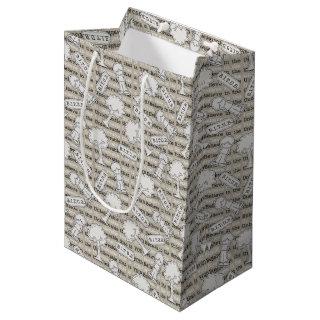 BITUB Pattern (Believe in the Unbelievable) Medium Gift Bag