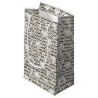 BITUB Pattern (Believe in the Unbelievable) Small Gift Bag