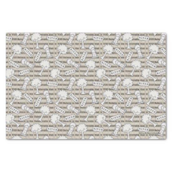 BITUB Pattern (Believe in the Unbelievable) Tissue Paper