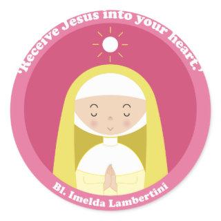 Bl. Imelda Lambertini Classic Round Sticker