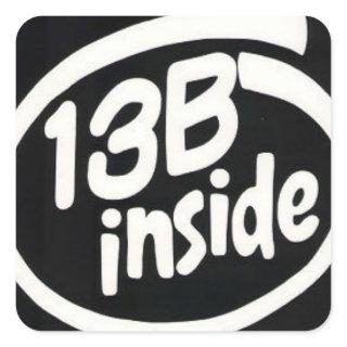 Black 13b Rotary Engine Stickers