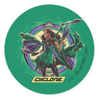 Black Adam | Cyclone Character Graphic Classic Round Sticker