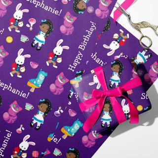Black Alice wonderland Personalized
