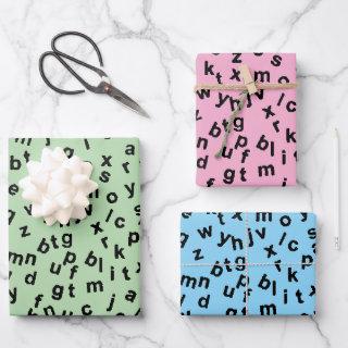 Black Alphabet Letters Design   Sheets