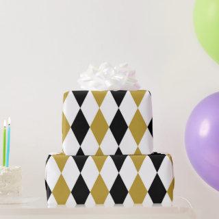 Black And Gold Argyle