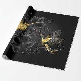 Black and Gold Hummingbird