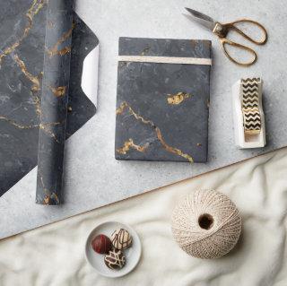 Black and gold luxury marble