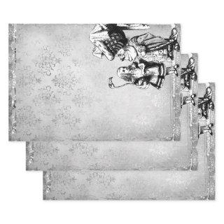 Black and White Alice in Wonderland with Duchess  Sheets
