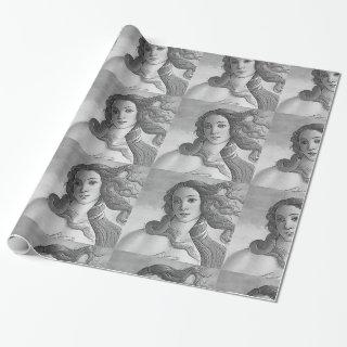Black and White - Birh of Venus, Goddess