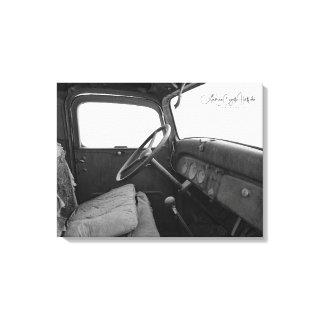 Black and White Cab Photo Print