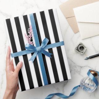 Black and White Classic Striped Choose your Color