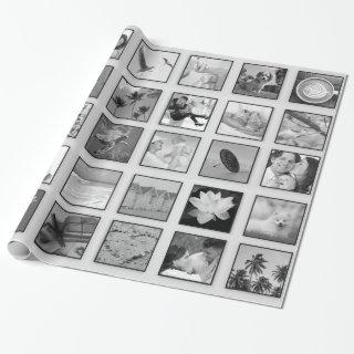 Black and White Filtered Custom Photo Collage