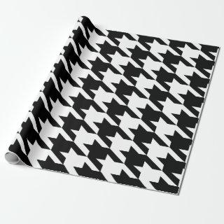 Black and white Houndstooth pattern