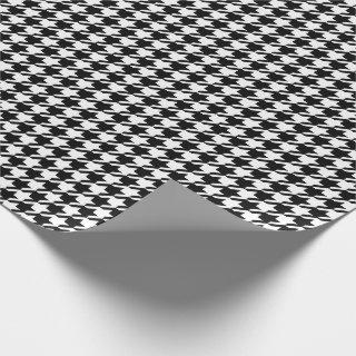 Black and White Houndstooth Pattern