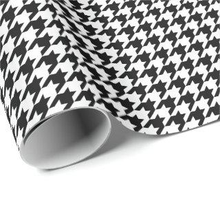 Black and White Houndstooth Pattern