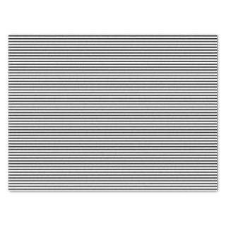 Black and White Pinstripes Stripes Tissue Paper