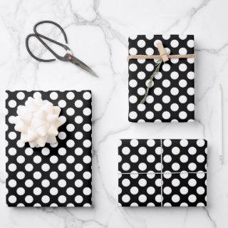 Black and White Polka Dots, Polka Dot Pattern  Sheets