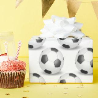 black and white soccer balls