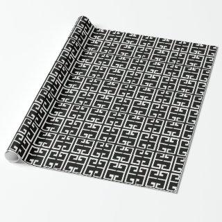 Black and White Spanish Tile
