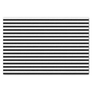 Black and White Stripes Tissue Paper