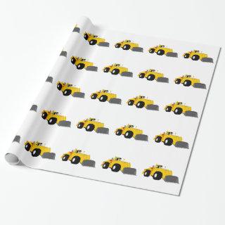 Black and Yellow Bulldozer Construction Machine