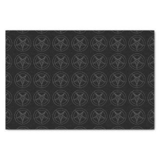 Black Baphomet tissue paper