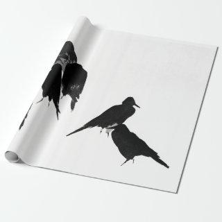 BLACK BIRDS JAPANESE INK WASH