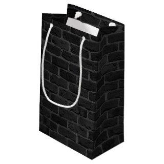 Black Brick Pattern  Small Gift Bag