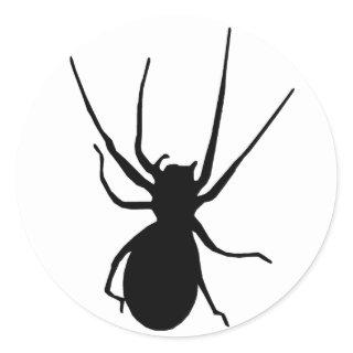 Black Creepy Spider Stickers
