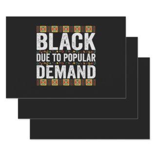 Black due to Popular Demand Black History Month  Sheets