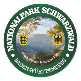 Black Forest NP Classic Round Sticker