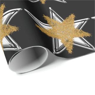 black Gold silver Star