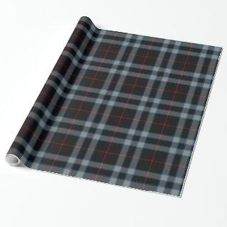 Black Gray Red Blue Tartan Plaid