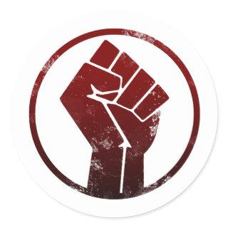 Black Lives Matter FIST 3 #BLM Classic Round Sticker