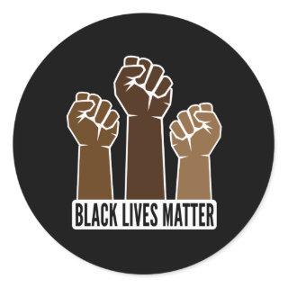 Black lives matter, fists fighting, BLM Sticker