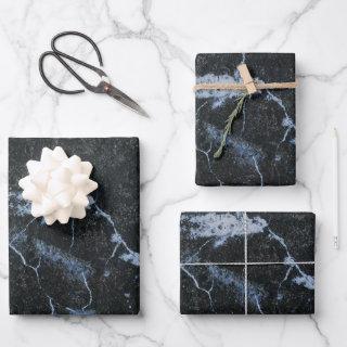 Black Marble Stone Pattern  Sheets