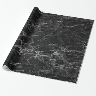 Black Marble Stone With Gray