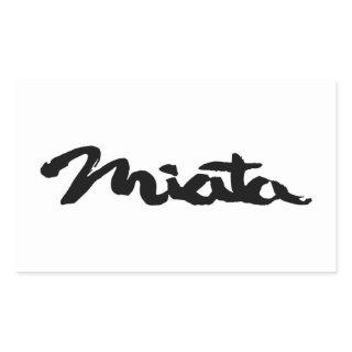 Black Miata Stickers