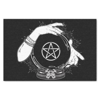 Black Mystic Fortune Teller Mystical Crystal Ball Tissue Paper