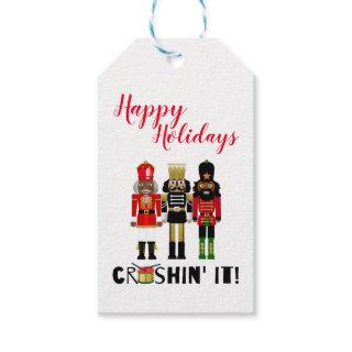 Black Nutcracker "Crushin' It" Gift Tag