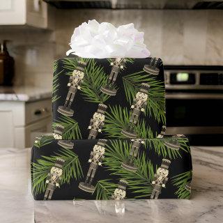 Black Nutcracker Soldier Green Spruce