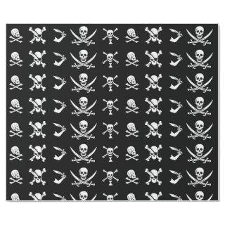 BLACK PIRATE BANNERS SKULL,CROSSED BONES,SWORDS
