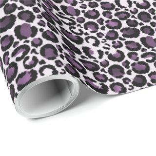 Black Purple Leopard Print