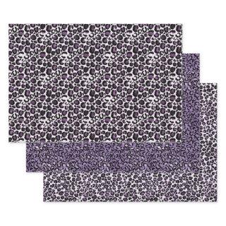 Black Purple Leopard Print  Sheets