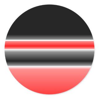 Black/Red & White Design Stickers